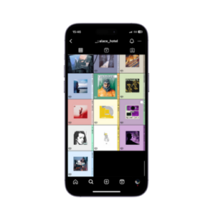 Nouvelle identité visuelle du Palace Hotel Studio, studio d’enregistrement professionnel à Bordeaux, avec un design moderne et épuré